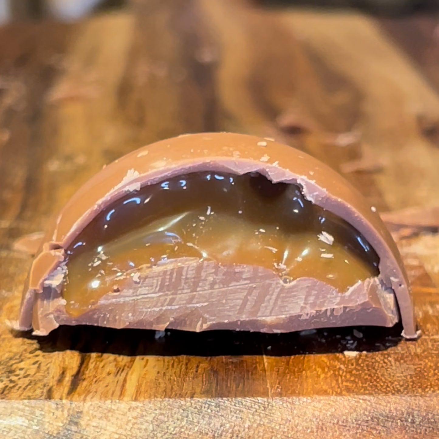 Belgium Chocolate with Sea salt and Caramel